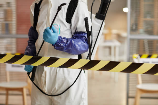 Professional Biohazard Cleanup technician working in Beemer, NE